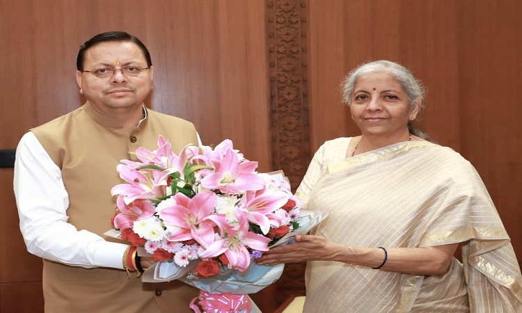 CM Dhami met Finance Minister Sitharaman