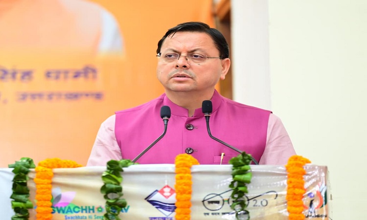 cm dhami ने किया शहरी विकास की महत्वाकांक्षी योजनाओं का लोकार्पण