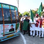 CM Dhami inaugurated Haldwani city bus service