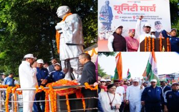CM Dhami paid tribute to Sardar Patel.