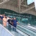 CM Yogi inspected the Noida International Airport.