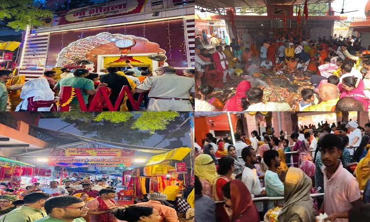 नवरात्रि के समापन पर देवी मंदिरों में गूंजे जयकारे, 2 करोड़ से अधिक श्रद्धालुओं ने किए दर्शन