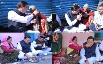 CM Dhami reached among the disaster-affected families