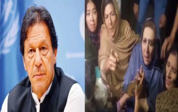 Imran Khan's three sisters were dragged on the road.