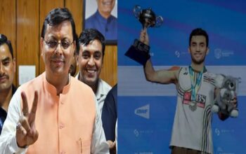 cm dhami congratulates lakshya sen on winning the australian open title