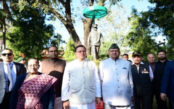 CM Dhami pays tribute to CDS Bipin Rawat