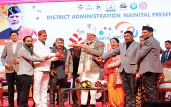 CM Dhami participated in the Winter Carnival organized in Nainital