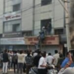 massive fire breaks out in pathology lab