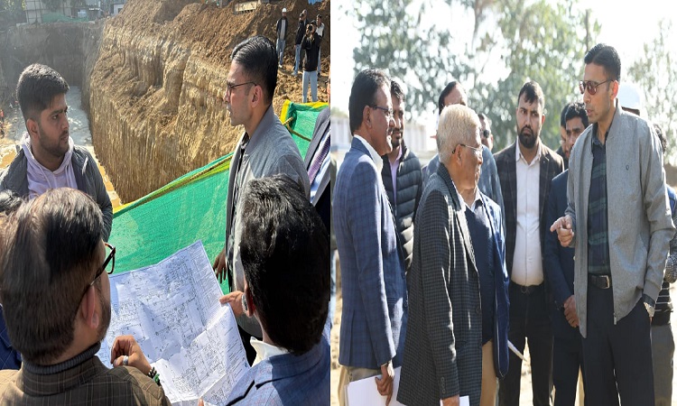 DM Savin Bansal inspected the green building.