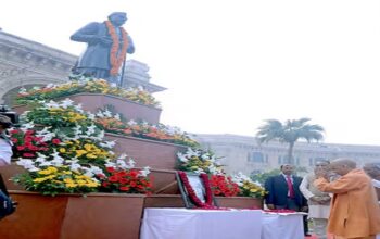 CM Yogi pays tribute to Chaudhary Charan Singh on his 123rd birth anniversary