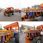 CM Yogi gave tractor keys to five farmers