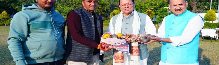 MLA Mahesh Singh Jina met CM Dhami