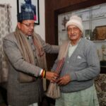 CM Dhami congratulated Bhagat Singh Koshyari on Padma Bhushan selection.