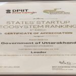 Uttarakhand gets 'Leader' status in Startup India Ranking