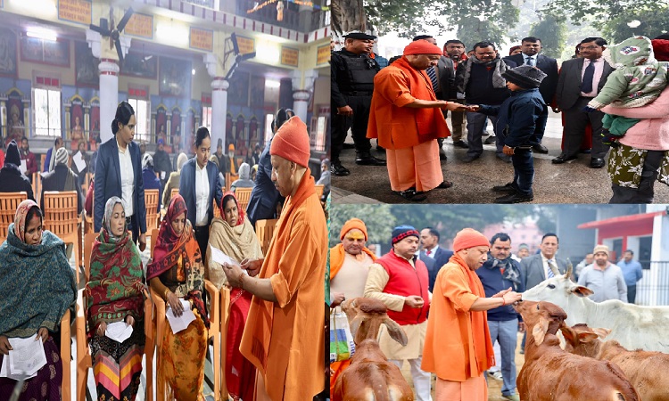 CM Yogi listened to the problems of the people in Janta Darshan.