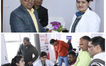 Free health camp for journalists in Haldwani