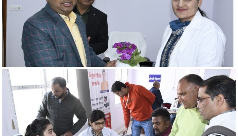 Free health camp for journalists in Haldwani