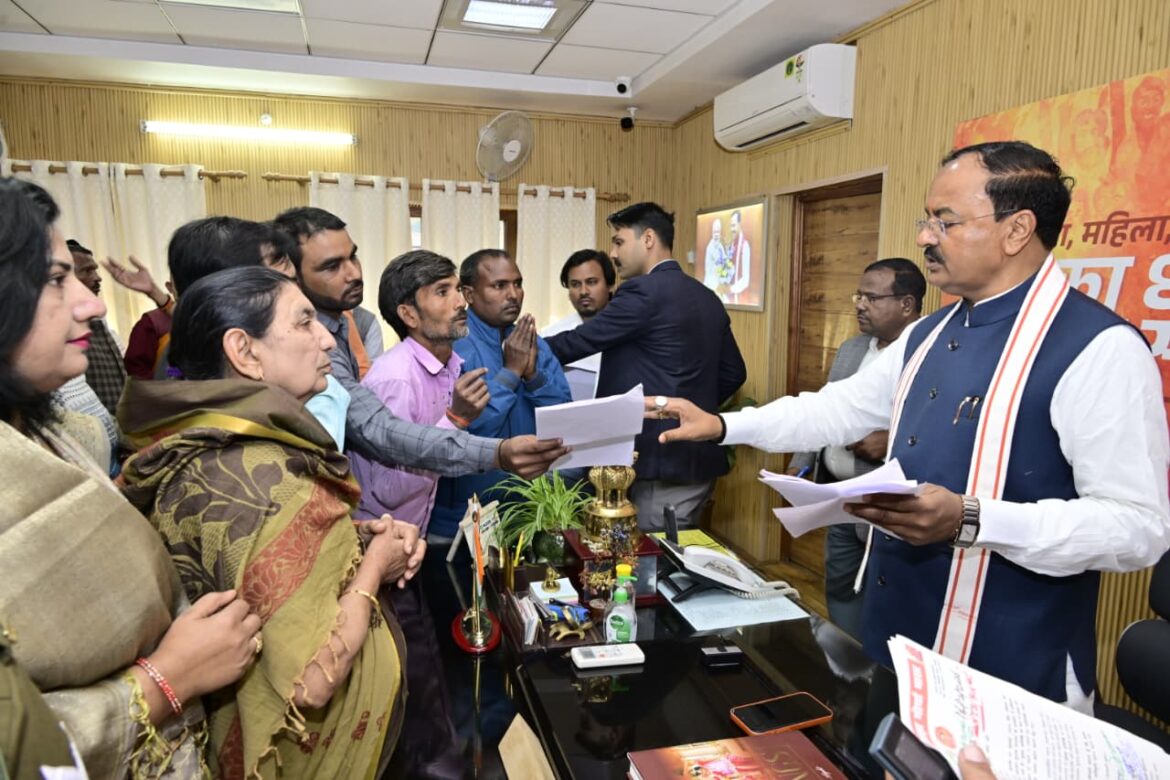 जन-समस्याओं का निराकरण करना सरकार की सर्वोच्च प्राथमिकता: उपमुख्यमंत्री