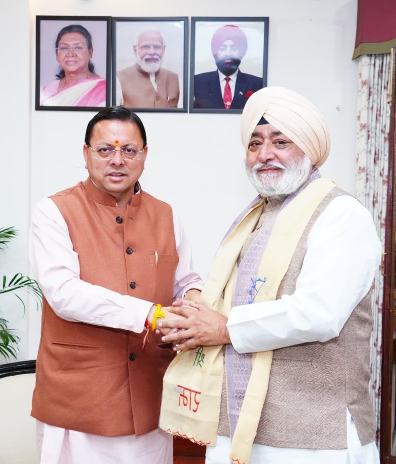 मुख्यमंत्री धामी को हेमकुंट साहिब यात्रा 2026 के पहले जत्थे के विदाई समारोह का निमंत्रण