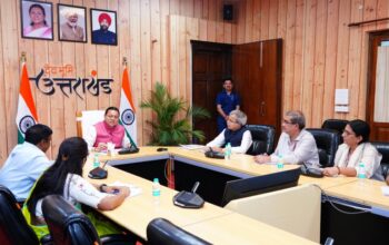 A delegation led by the Chairman of the Railway Board met CM Dhami