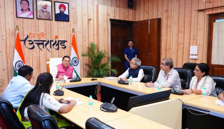 A delegation led by the Chairman of the Railway Board met CM Dhami