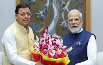 cm dhami-PM Modi
