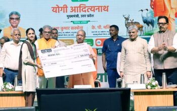 Students and village heads expressed their gratitude to CM Yogi.
