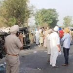 पंजाब: फिरोजपुर में सडक़ हादसा, 8 की मौत 12 घायल