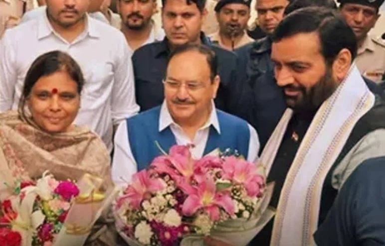 अंबाला पहुंचे CM नायब सैनी और जेपी नड्डा