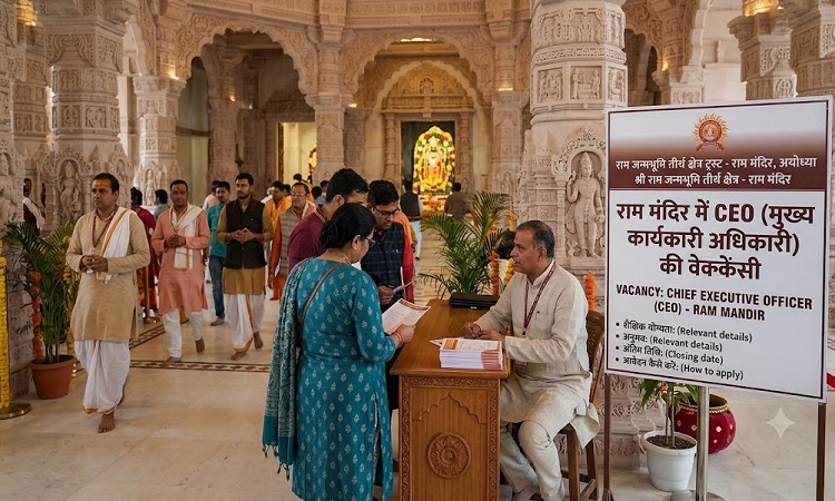 राम मंदिर में पहली बार CEO की नियुक्ति, जानिए योग्यता और उम्र सीमा